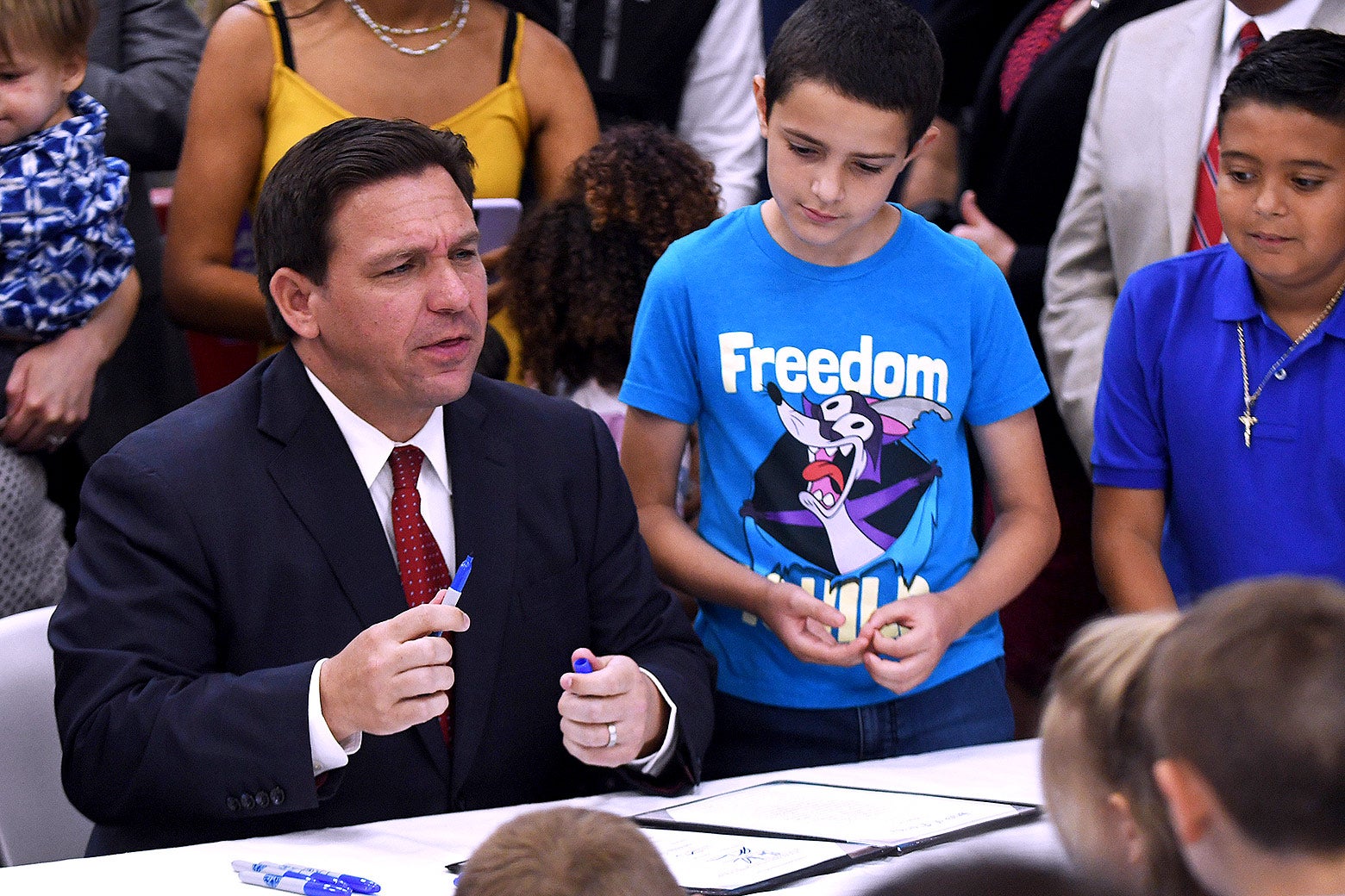 Ron DeSantis tries to erase trans people from Florida schools.